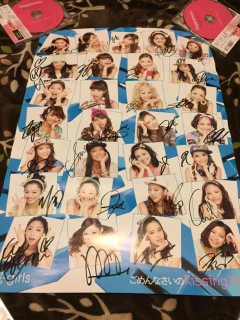 E-girls☆ごめキス☆メンバー直筆サイン入りポスター(^。^) < タレントグッズ E-girls☆ごめキス☆メンバー直筆サイン入りポスター(^。^) < タレントグッズの