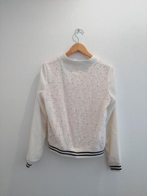 OLIVE des OLIVE オリーブ デ オリーブ◆リバーシブル アイボリー レース ジャケット ジャンパー < ブランド  OLIVE des OLIVE オリーブ デ オリーブ◆リバーシブル アイボリー レース ジャケット ジャンパー < ブランドの