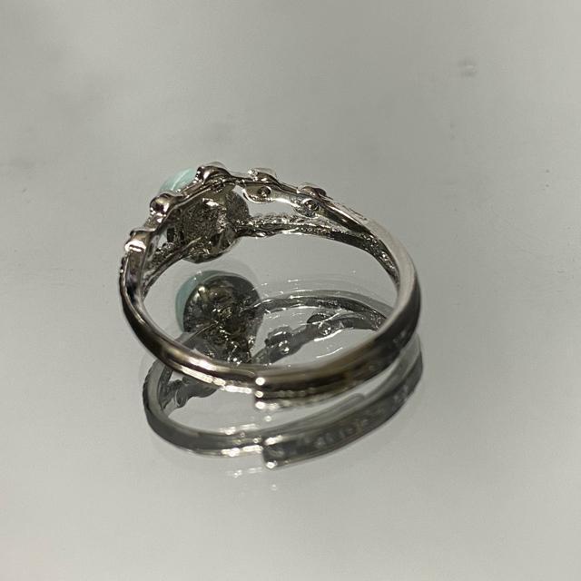 《No.R063》ドミニカ共和国 天然石ラリマー フリーサイズリング < 男性アクセサリー/時計  《No.R063》ドミニカ共和国 天然石ラリマー フリーサイズリング < 男性アクセサリー/時計の