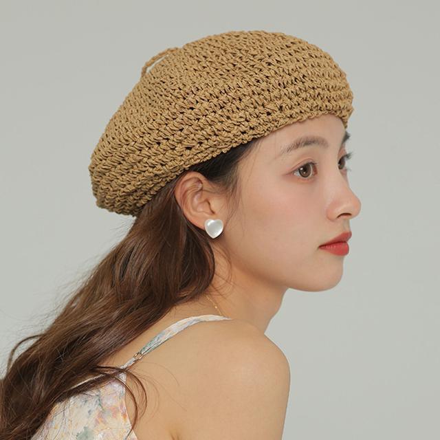 送料無料 新品 ベレー帽 麦わら帽子 レディース帽子 夏 < 女性ファッション  送料無料 新品 ベレー帽 麦わら帽子 レディース帽子 夏 < 女性ファッションの