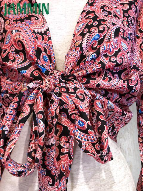 ペーズリー柄フレア袖ボレロ★アジアン★チョリ★エスニック < 女性ファッション ペーズリー柄フレア袖ボレロ★アジアン★チョリ★エスニック < 女性ファッションの