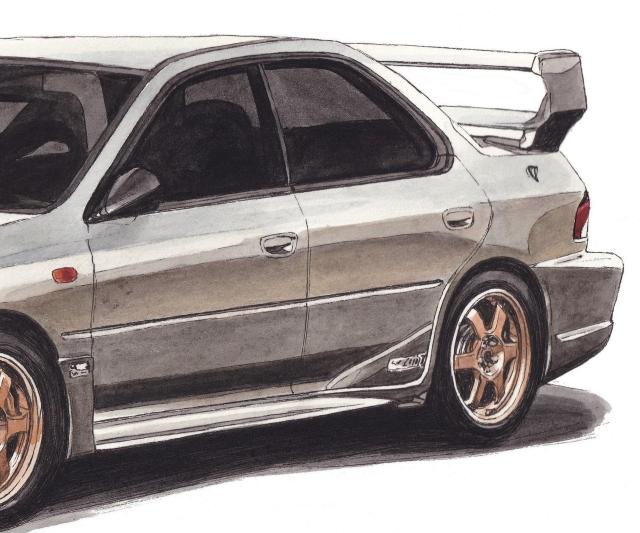 NC-1197スバル WRX STI限定版画サイン額装済作家平右ヱ門 < 自動車/バイク NC-1197スバル WRX STI限定版画サイン額装済作家平右ヱ門 < 自動車/バイク