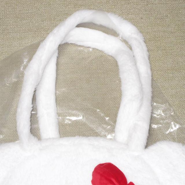 未使用☆ハローキティ*ふわもこトートバッグ(ホワイト系)サブバッグ < おもちゃ  未使用☆ハローキティ*ふわもこトートバッグ(ホワイト系)サブバッグ < おもちゃの