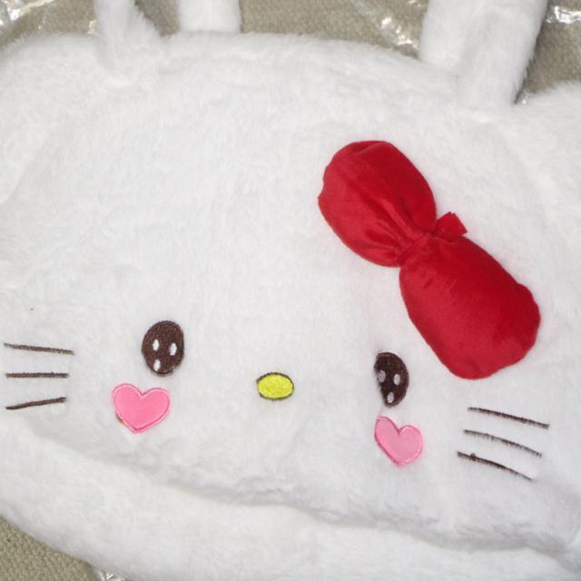 未使用☆ハローキティ*ふわもこトートバッグ(ホワイト系)サブバッグ < おもちゃ  未使用☆ハローキティ*ふわもこトートバッグ(ホワイト系)サブバッグ < おもちゃの