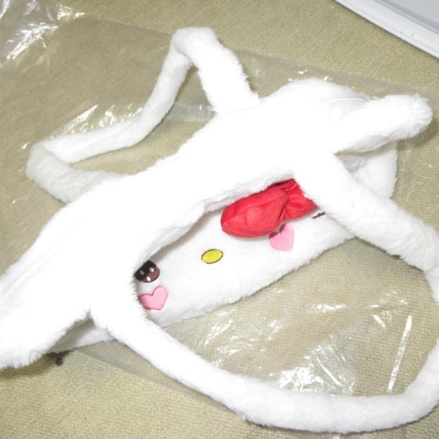 未使用☆ハローキティ*ふわもこトートバッグ(ホワイト系)サブバッグ < おもちゃ  未使用☆ハローキティ*ふわもこトートバッグ(ホワイト系)サブバッグ < おもちゃの