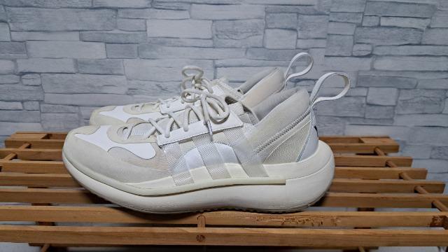 ☆Y-3 ワイスリー ロゴ レザー スニーカー/27.0cm/メンズ/白☆新作モデル < ブランド ☆Y-3 ワイスリー ロゴ レザー スニーカー/27.0cm/メンズ/白☆新作モデル < ブランドの