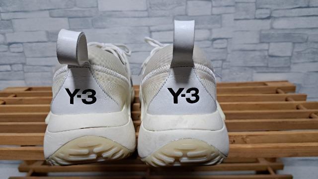 ☆Y-3 ワイスリー ロゴ レザー スニーカー/27.0cm/メンズ/白☆新作モデル < ブランド ☆Y-3 ワイスリー ロゴ レザー スニーカー/27.0cm/メンズ/白☆新作モデル < ブランドの