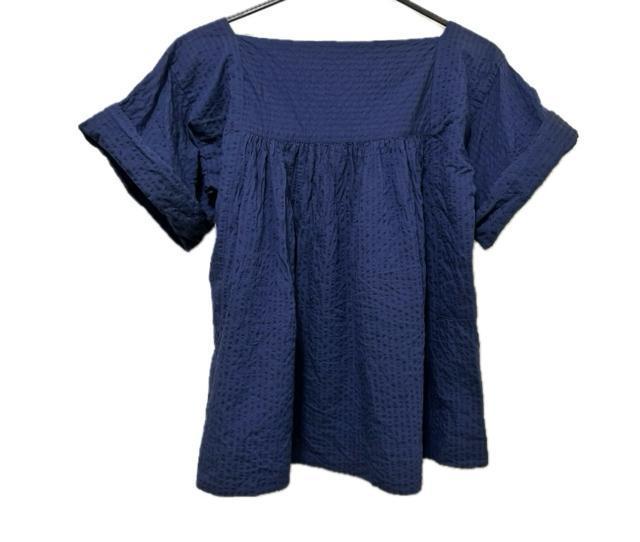 ヴィヴィアンウエストウッド コットン ワッフル生地 ボートネック 半袖トップス < ブランド ヴィヴィアンウエストウッド コットン ワッフル生地 ボートネック 半袖トップス < ブランドの