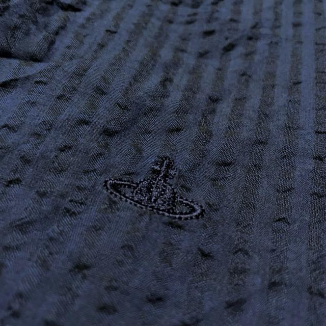 ヴィヴィアンウエストウッド コットン ワッフル生地 ボートネック 半袖トップス < ブランド ヴィヴィアンウエストウッド コットン ワッフル生地 ボートネック 半袖トップス < ブランドの