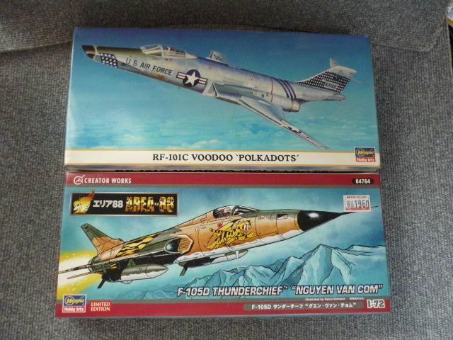 プラモデル「RF-101Cブードゥー&F-105Dサンダーチーフ2機セット」T18 < ホビー  プラモデル「RF-101Cブードゥー&F-105Dサンダーチーフ2機セット」T18  < ホビーの