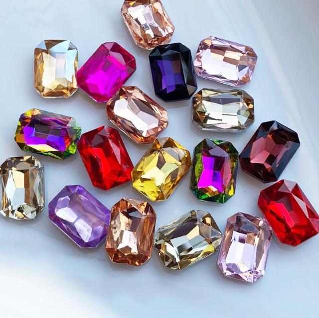 ガラスストーン14×10o16個長方形暖色系 < ペット/手芸/園芸 ガラスストーン14×10o16個長方形暖色系 < ペット/手芸/園芸の