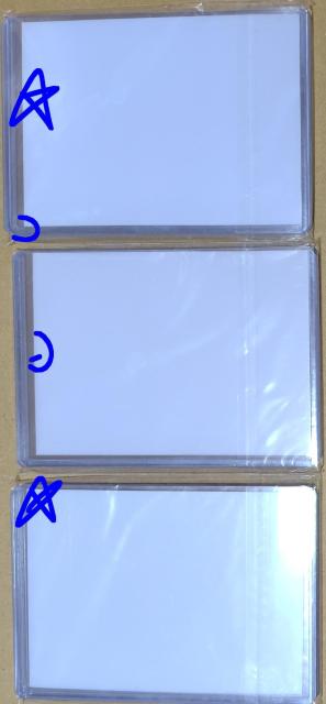 Seria ハードタイプカードケース B7 3枚入 3個セット 新品 発送用や保護に < インテリア/ライフ Seria ハードタイプカードケース B7 3枚入 3個セット 新品 発送用や保護に < インテリア/ライフの