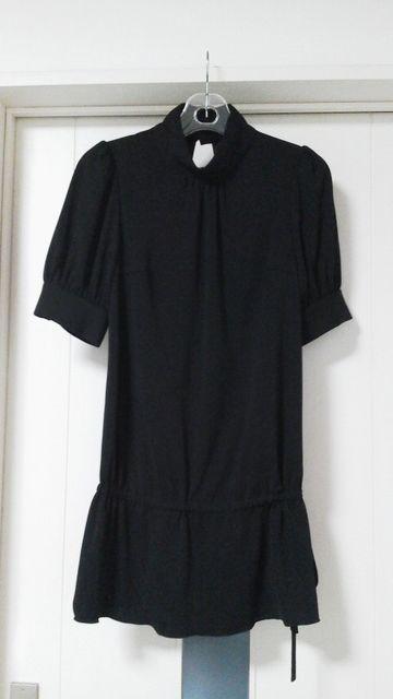 新品/プレミアムバイラストシーン/リボン付き/チュニック/黒 < 女性ファッション  新品/プレミアムバイラストシーン/リボン付き/チュニック/黒  < 女性ファッションの