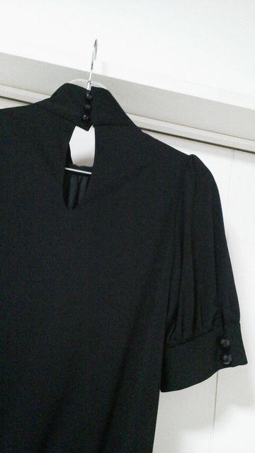 新品/プレミアムバイラストシーン/リボン付き/チュニック/黒 < 女性ファッション  新品/プレミアムバイラストシーン/リボン付き/チュニック/黒 < 女性ファッションの