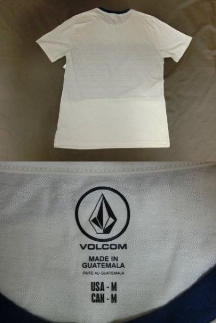 ボルコム【VOLCOM】ボーダー柄 ポケット付TシャツUS M < ブランド  ボルコム【VOLCOM】ボーダー柄 ポケット付TシャツUS M < ブランドの