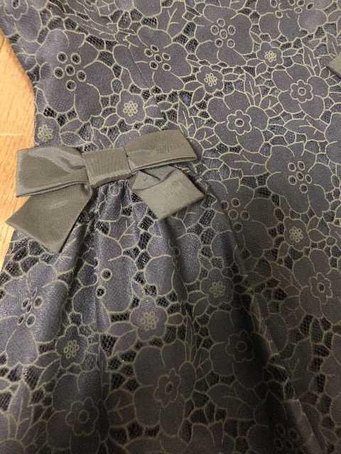 美品エムズグレイシー フラワー柄レースワンピース38 < ブランド  美品エムズグレイシー フラワー柄レースワンピース38 < ブランドの