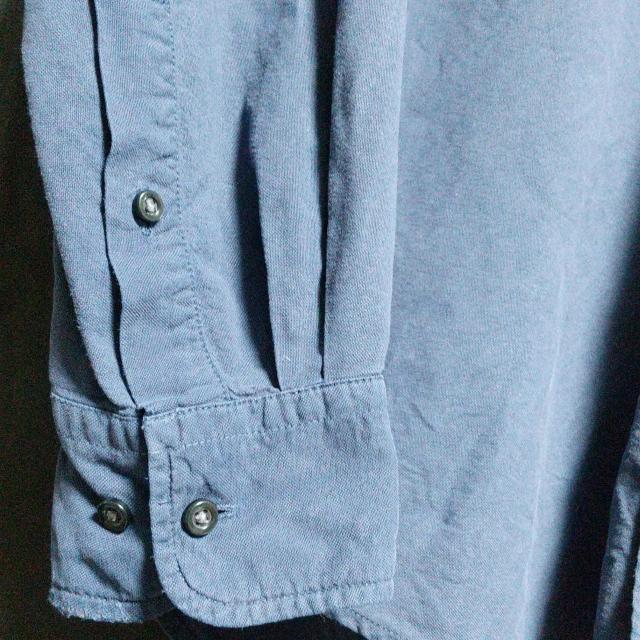 ユニクロ オックスフォードシャツ メンズ サイズL BLUE < 男性ファッション  ユニクロ オックスフォードシャツ メンズ サイズL BLUE < 男性ファッションの