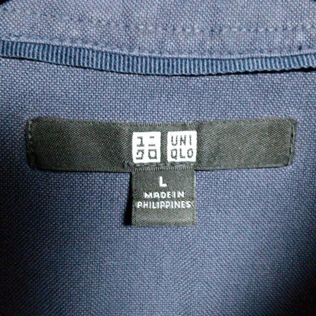 ユニクロ オックスフォードシャツ メンズ サイズL BLUE < 男性ファッション  ユニクロ オックスフォードシャツ メンズ サイズL BLUE < 男性ファッションの