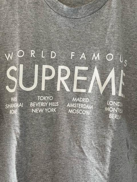 SUPREME シュプリーム Tシャツ Sサイズ グレー 美品 < ブランド  SUPREME シュプリーム Tシャツ Sサイズ グレー 美品 < ブランドの