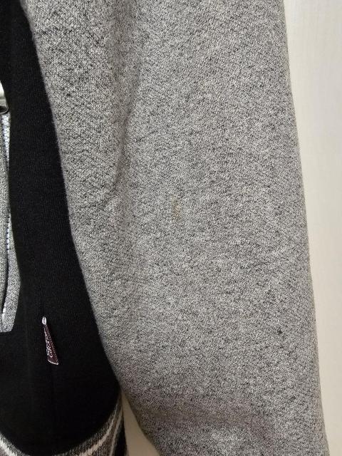 GROOVER GRAND 黒×グレー スウェットブルゾンジャケット XL < 男性ファッション GROOVER GRAND 黒×グレー スウェットブルゾンジャケット XL < 男性ファッションの