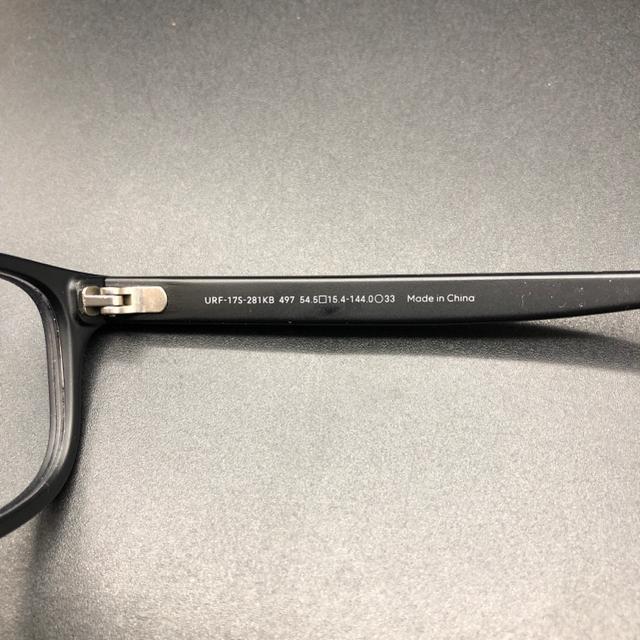 即決 JINS ジンズ メガネ 眼鏡 URF-17S-281KB < 男性ファッション  即決 JINS ジンズ メガネ 眼鏡 URF-17S-281KB < 男性ファッションの