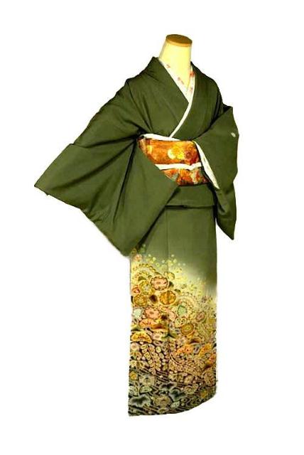 【最高峰】新品同様 慶長三年創業【十七代 京屋林蔵】3紋 比翼付 クリーニング済 色留袖 身丈163.5m 裄66cm T3315 < 女性ファッション  【最高峰】新品同様 慶長三年創業【十七代 京屋林蔵】3紋 比翼付 クリーニング済 色留袖 身丈163.5m 裄66cm T3315 < 女性ファッションの