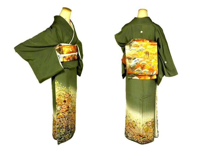 【最高峰】新品同様 慶長三年創業【十七代 京屋林蔵】3紋 比翼付 クリーニング済 色留袖 身丈163.5m 裄66cm T3315 < 女性ファッション  【最高峰】新品同様 慶長三年創業【十七代 京屋林蔵】3紋 比翼付 クリーニング済 色留袖 身丈163.5m 裄66cm T3315 < 女性ファッションの