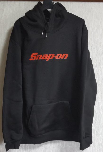 新品●フーディ● スナップオン●黒●L < 男性ファッション  新品●フーディ● スナップオン●黒●L  < 男性ファッションの