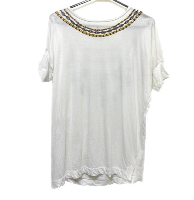 ヴィヴィアンウエストウッド ネックレス プリント 騙し絵 半袖 カットソー < ブランド ヴィヴィアンウエストウッド ネックレス プリント 騙し絵 半袖 カットソー < ブランドの