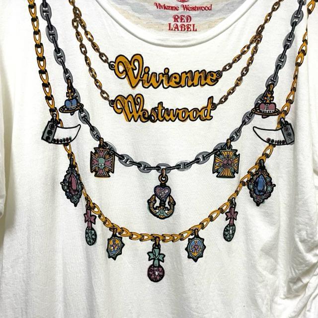 ヴィヴィアンウエストウッド ネックレス プリント 騙し絵 半袖 カットソー < ブランド ヴィヴィアンウエストウッド ネックレス プリント 騙し絵 半袖 カットソー < ブランドの
