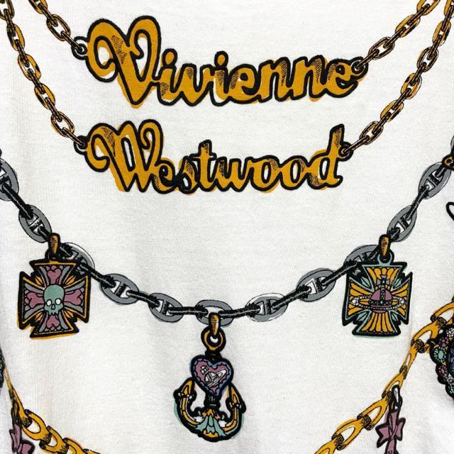 ヴィヴィアンウエストウッド ネックレス プリント 騙し絵 半袖 カットソー < ブランド ヴィヴィアンウエストウッド ネックレス プリント 騙し絵 半袖 カットソー < ブランドの