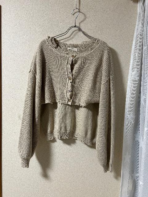 新品タグ付きCepo★ダメージニットセットアップ < ブランド 新品タグ付きCepo★ダメージニットセットアップ < ブランドの