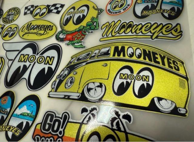 新品 MOON EYES ステッカー 1シート ムーンアイズ < 自動車/バイク 新品 MOON EYES ステッカー 1シート ムーンアイズ < 自動車/バイク