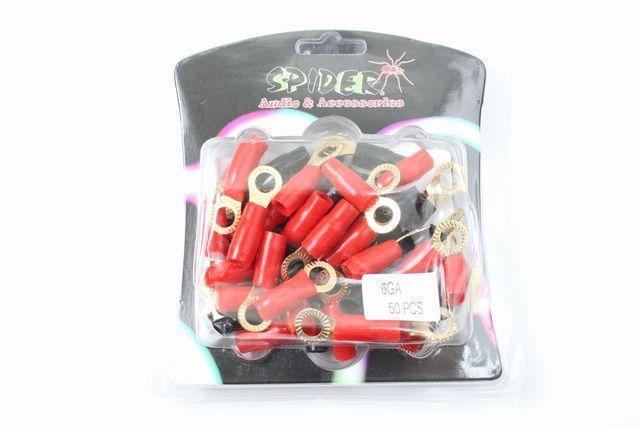 50個入り ケーブルターミネータ 金メッキ 丸形端子  < 自動車/バイク 50個入り ケーブルターミネータ 金メッキ 丸形端子  < 自動車/バイク