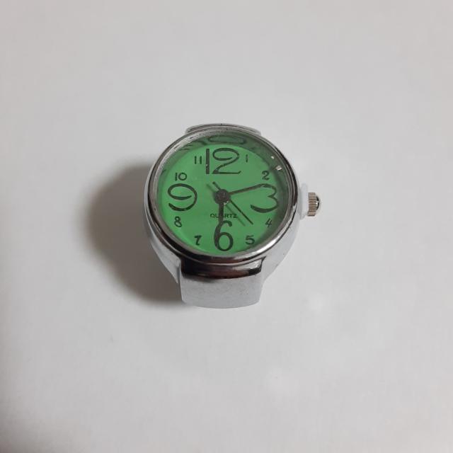 新品 未使用 指輪 時計 シンプル 9色対応 緑  < 男性アクセサリー/時計  新品 未使用 指輪 時計 シンプル 9色対応 緑  < 男性アクセサリー/時計の