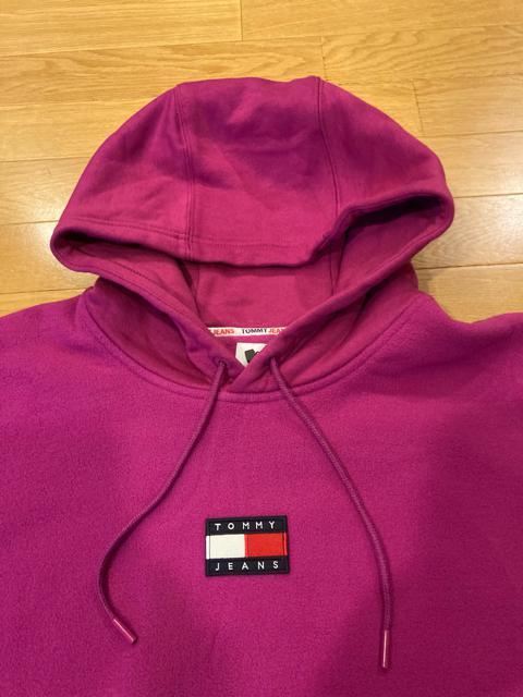 TOMMY JEANS フリース切替プルオーバー 大きいsizeXL位 パーカー  トミーヒルフィガー < ブランド  TOMMY JEANS フリース切替プルオーバー 大きいsizeXL位 パーカー  トミーヒルフィガー < ブランドの