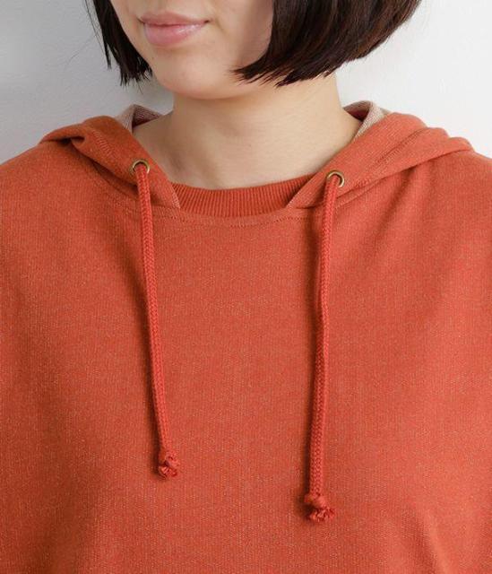 NORTHERN TRUCKノーザントラックビッグシルエットパーカ OR オレンジ Mサイズ 綿100% < 女性ファッション  NORTHERN TRUCKノーザントラックビッグシルエットパーカ OR オレンジ Mサイズ 綿100% < 女性ファッションの