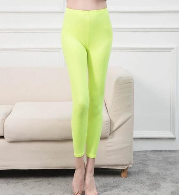 送料無料 レディース 無地 カラーレギンス ストレッチ レギンスパンツ  イエロー < 女性ファッション  送料無料 レディース 無地 カラーレギンス ストレッチ レギンスパンツ  イエロー < 女性ファッションの