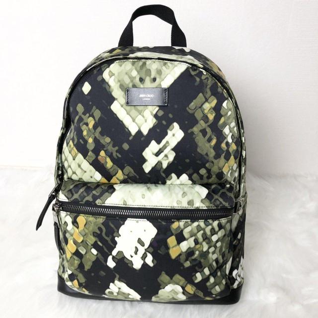 【未使用級】JIMMY CHOO ジミーチュウ リュック バックパック WILMER ウィルマー ピクセル柄 スネーク 迷彩 < ブランド 【未使用級】JIMMY CHOO ジミーチュウ リュック バックパック WILMER ウィルマー ピクセル柄 スネーク 迷彩 < ブランドの