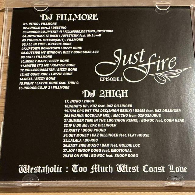 �yDJ FILLMORE & DJ 2HIGH�zJust Fire �� CD/DVD/�r�f�I�� 