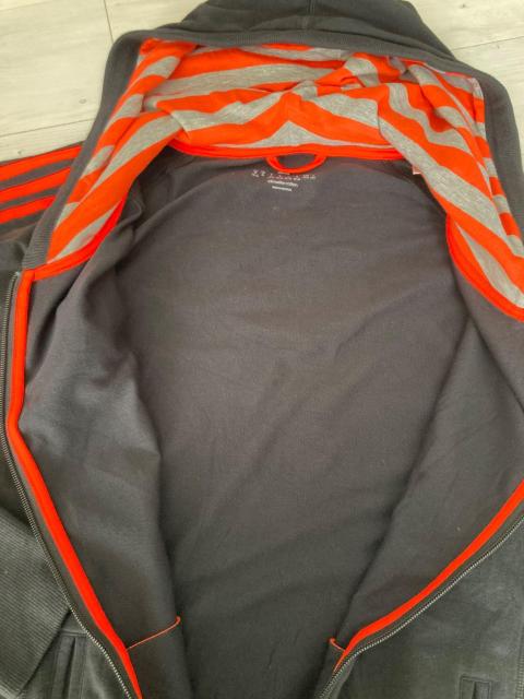 adidas �A�f�B�_�X climalite cotton �t�[�h�t�p�[�J�[ M�T�C�Y ���~�I�����W �� �u�����h�� 