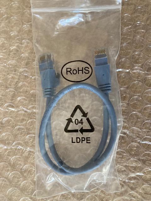 �G���R��(ELECOM) LD-GPY/BU03 Cat6���� Gigabit ���炩LAN�P�[�u�� 0.3m  �� PC�{��/���Ӌ@��� 