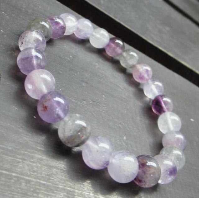 8.5ミリ玉 スーパーセブンブレスレット 天然石 < 女性アクセサリー/時計 8.5ミリ玉 スーパーセブンブレスレット 天然石 < 女性アクセサリー/時計の