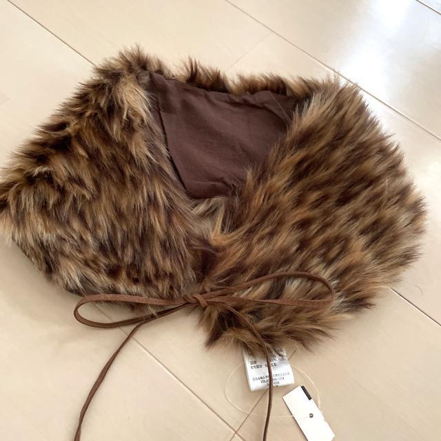 新品 フェイクファー ティペット 付け襟 < 女性ファッション  新品 フェイクファー ティペット 付け襟  < 女性ファッションの