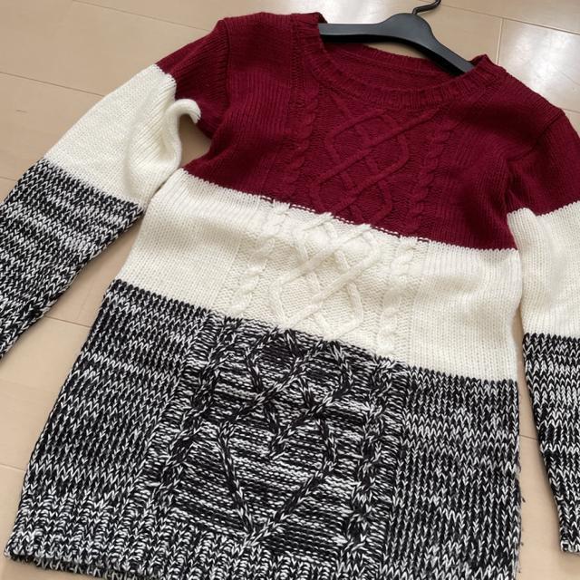 CECIL Mc BEE ブロック配色 ニット トップス < ブランド CECIL Mc BEE ブロック配色 ニット トップス < ブランドの