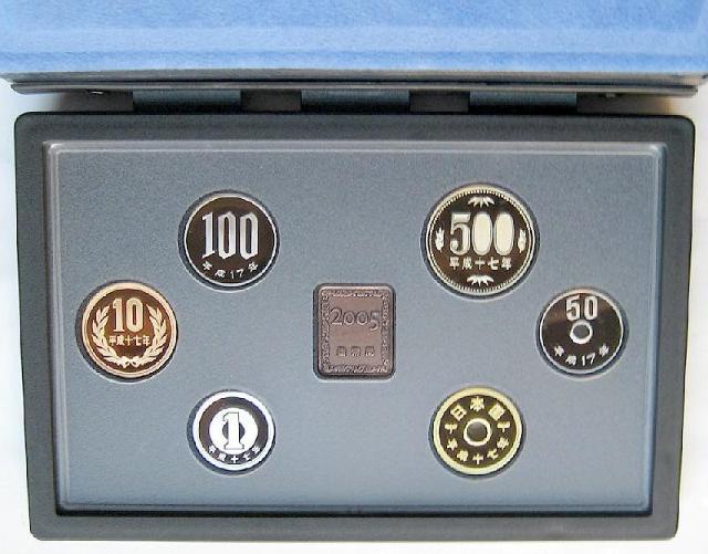 ◆平成17年(2005年) プルーフ貨幣セット 通常 年銘板有 < ホビー  ◆平成17年(2005年) プルーフ貨幣セット 通常 年銘板有 < ホビーの