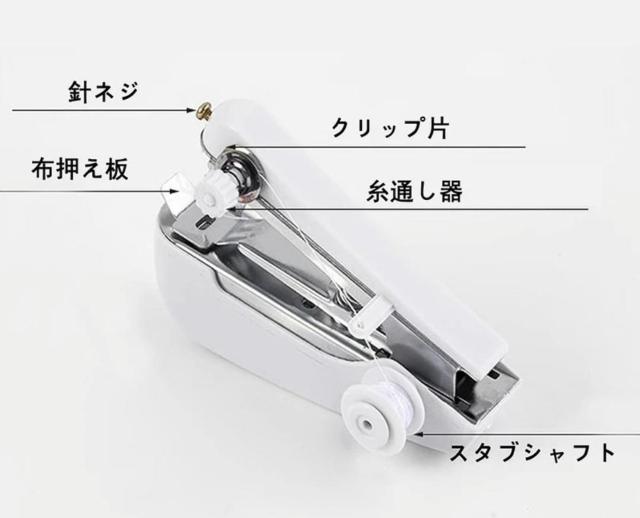 未使用 ハンディミシン 小型ミシン ブルー 手のひらサイズ コンパクト < ペット/手芸/園芸  未使用 ハンディミシン 小型ミシン ブルー 手のひらサイズ コンパクト < ペット/手芸/園芸の