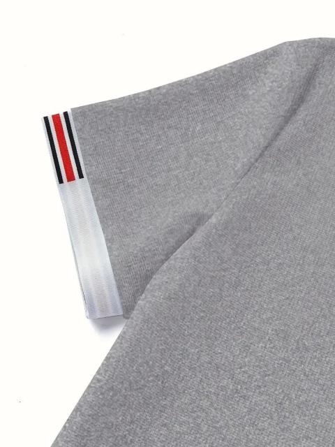 爆ヤス価格1490円★男性用ワッフルニットポロシャツ、コントラストトリム付き、半袖 USAサイズM(日本サイズXL相当)グレー < 男性ファッション 爆ヤス価格1490円★男性用ワッフルニットポロシャツ、コントラストトリム付き、半袖 USAサイズM(日本サイズXL相当)グレー < 男性ファッションの