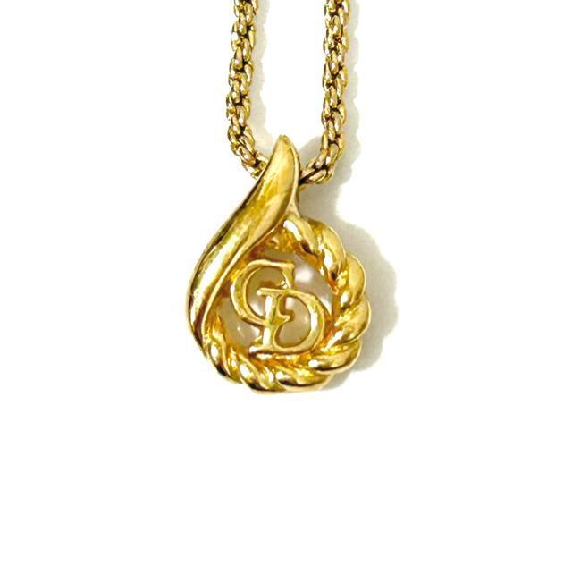 極美品 Christian Dior ヴィンテージ ゴールド ネックレス < ブランド  極美品 Christian Dior ヴィンテージ ゴールド ネックレス < ブランドの