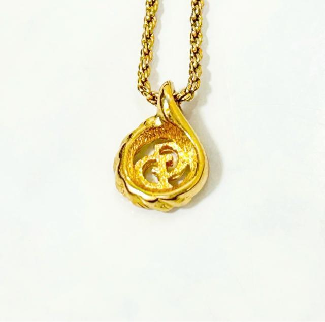 極美品 Christian Dior ヴィンテージ ゴールド ネックレス < ブランド  極美品 Christian Dior ヴィンテージ ゴールド ネックレス < ブランドの